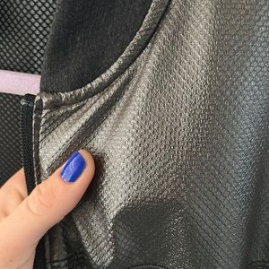 Under armor grey shiny light jacket